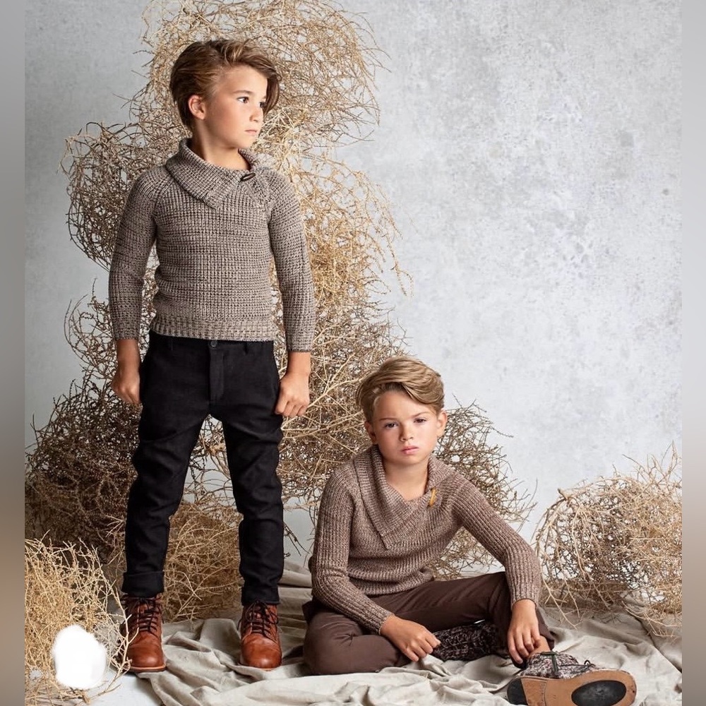 BELATI BROWN SWEATER Size 3